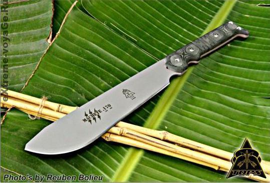Нож мачете от TOPS Knives для путешествий в тропиках Нож мачете от TOPS Knives для путешествий в тропиках