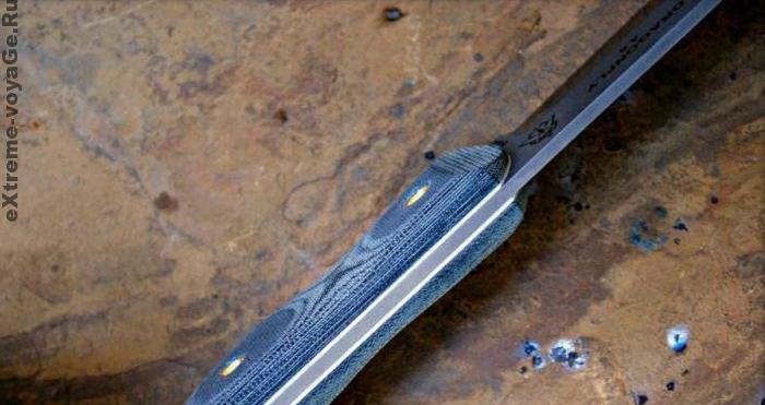 Лезвие и ручка бушкрафт-ножа Dragonfly 4.5 Knife 