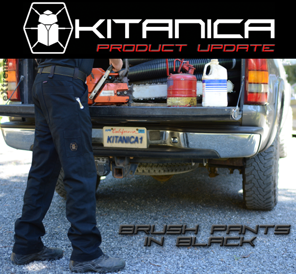 Тактические брюки Kitanica Brush Pants в черном цвете Тактические брюки Kitanica Brush Pants в черном цвете