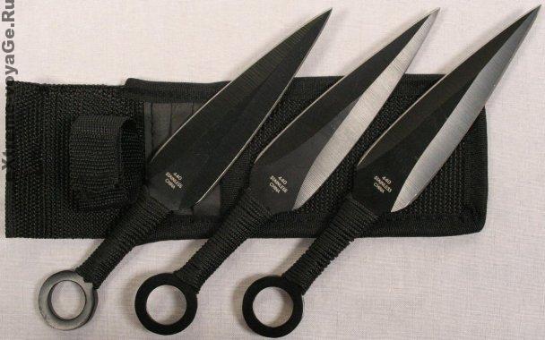 Набор метательных ножей Ninja Stealth Black Набор метательных ножей Ninja Stealth Black