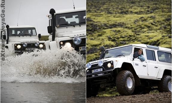Land Rover Defenders на экстремальном маршруте Land Rover Defenders на экстремальном маршруте