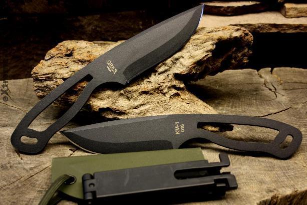 Легкий нашейный нож CRKS Kangaroo Mouse KM1 Molle Легкий нашейный нож CRKS Kangaroo Mouse KM1 Molle