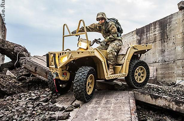 Мотовездеход Polaris Sportsman WV850 с безвоздушными шинами Мотовездеход Polaris Sportsman WV850 с безвоздушными шинами