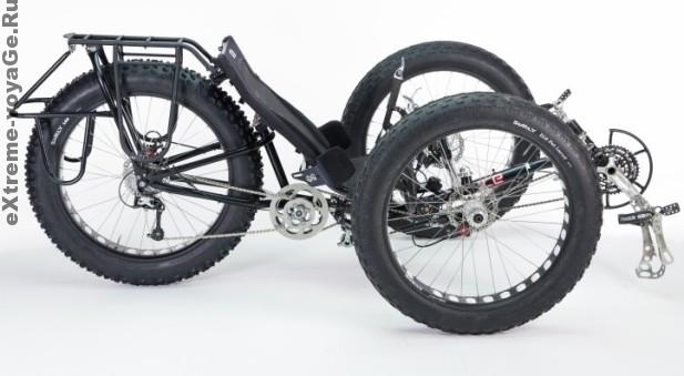 Велотрайк для покорения Южного полюса White ICE Cycle Велотрайк для покорения Южного полюса White ICE Cycle