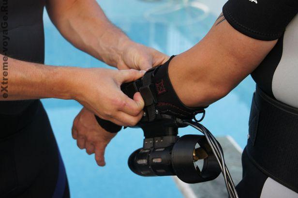 Реальный буксировщик для дайвинга Underwater Jet Pack Реальный буксировщик для дайвинга Underwater Jet Pack