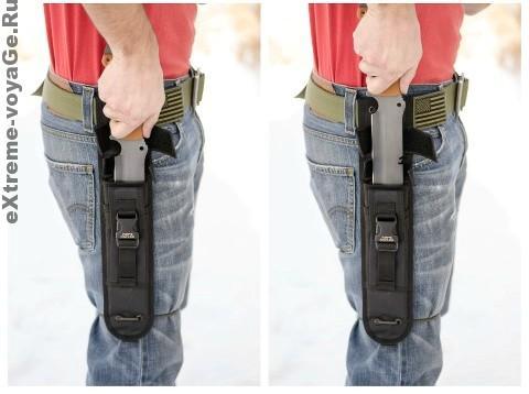 Ношение Tahoma Field Knife сбоку Ношение Tahoma Field Knife сбоку
