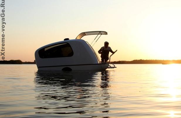 Автодом - амфибия Seal Ander на воде Автодом - амфибия Seal Ander на воде