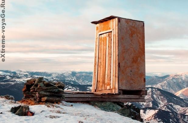Метеостанция Кара-Тюрек - Россия. Экстремальный клозет. Метеостанция Кара-Тюрек - Россия. Экстремальный клозет.