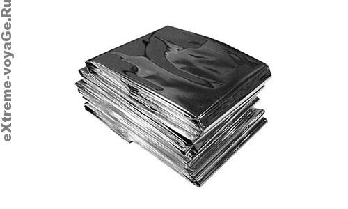 Компактное одеяло Survival Blanket в сложенном виде Компактное одеяло Survival Blanket в сложенном виде