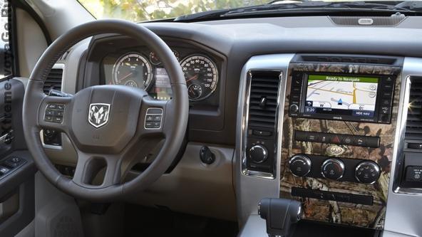Водительское место в Dodge RAM 1500 образца 2014 года Водительское место в Dodge RAM 1500 образца 2014 года