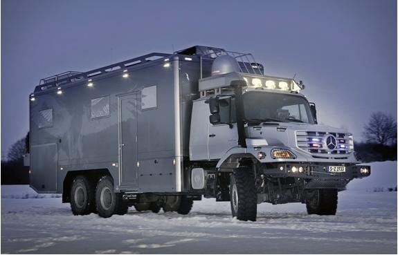 Экспедиционный вездеход - автодом на колесах Mercedes Benz Zetros 6х6 Экспедиционный вездеход - автодом на колесах Mercedes Benz Zetros 6х6
