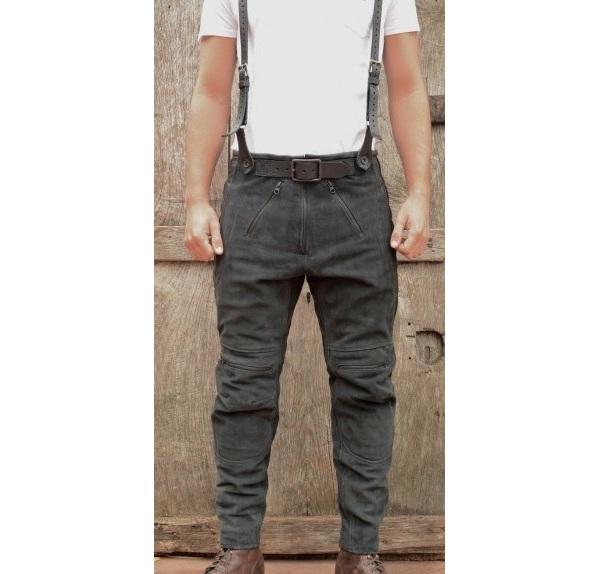 Кожаные мотоштаны Rascal Leather Motorcycle Pants Black Кожаные мотоштаны Rascal Leather Motorcycle Pants Black