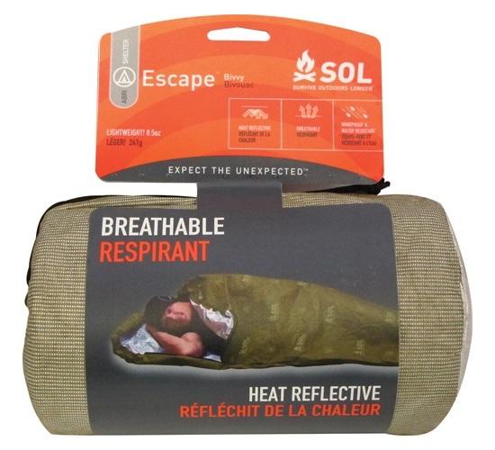 Аварийный спальный мешок для выживания SOL Escape Bivvy Аварийный спальный мешок для выживания SOL Escape Bivvy