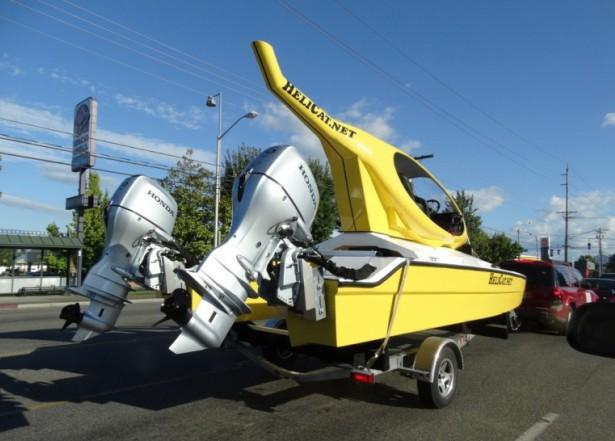 HeliCat 22 на прицепе HeliCat 22 на прицепе