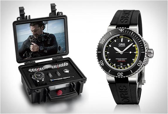 Мужские водонепроницаемые наручные часы Aquis Depth Gauge