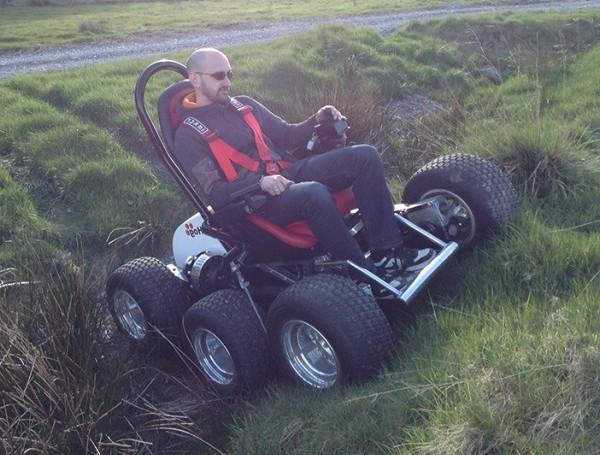 Электро вездеход 6х6 для инвалидов колясочников HexHog ATV Электро вездеход 6х6 для инвалидов колясочников HexHog ATV
