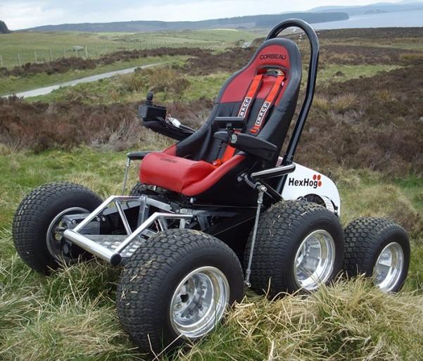 Внешний вид экстремального вездехода для инвалидов HexHog ATV Внешний вид экстремального вездехода для инвалидов HexHog ATV