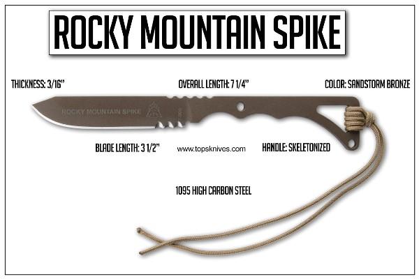 Анонс ножа для выживания TOPS Knives Rocky Mountain Spike