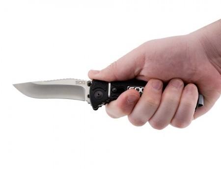 Складной карманный нож для выживания SOG Trident Elite