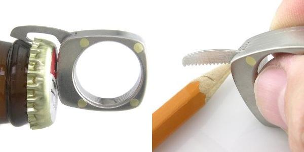 Варианты использования мини мультитула Titanium Utility Ring Варианты использования мини мультитула Titanium Utility Ring