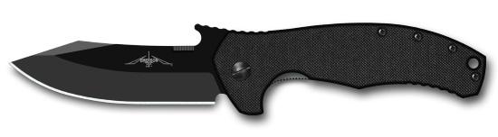 Нож ECS Knives Fighter в черном исполнении Нож ECS Knives Fighter в черном исполнении
