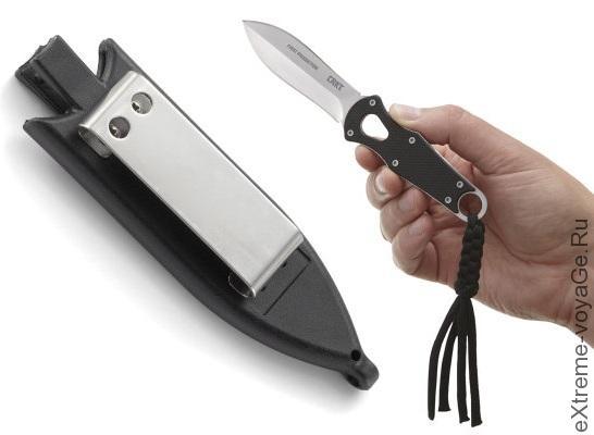 Ножны с клипом и кинжал с темляком CRKT Sting 3B Ножны с клипом и кинжал с темляком CRKT Sting 3B