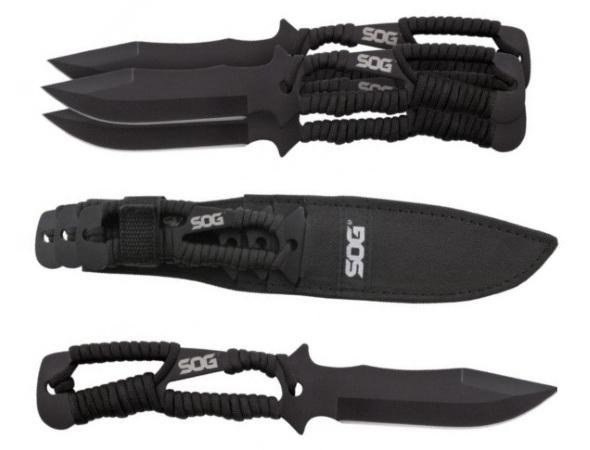 Ножт для бушкрафта с паракордом SOG Throwing Knives Ножт для бушкрафта с паракордом SOG Throwing Knives