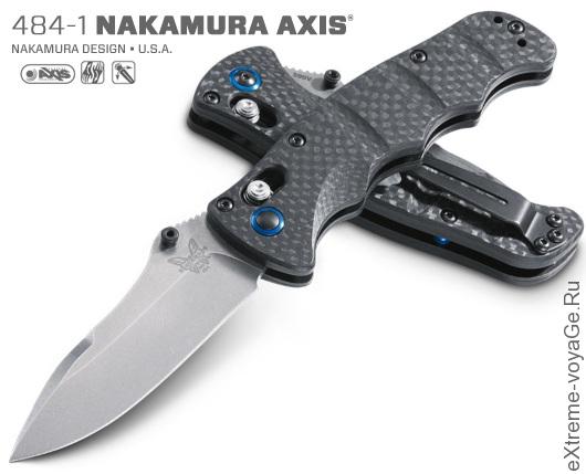 Складной нож для EDC набора Benchmade 484-1 Nakamura Складной нож для EDC набора Benchmade 484-1 Nakamura