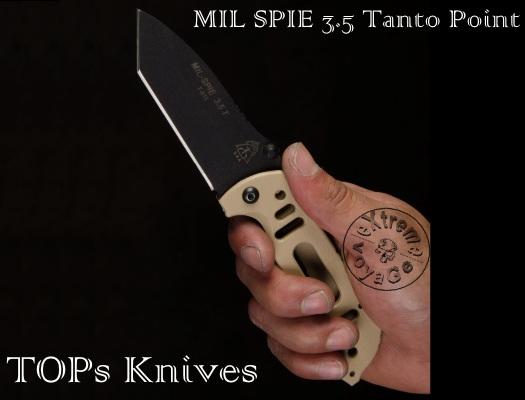 Складной нож спецназа TOPs Knives Mil-SPIE Tanto Складной нож спецназа TOPs Knives Mil-SPIE Tanto