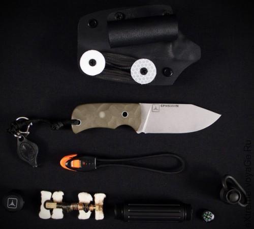 Нож и прочие инструменты для бушкрафта McNees PSK II TAD