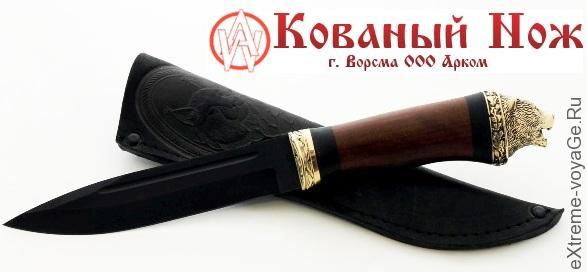 Нож Комбат с мельхиором - Кованый Нож, Ворскла Нож Комбат с мельхиором - Кованый Нож, Ворскла