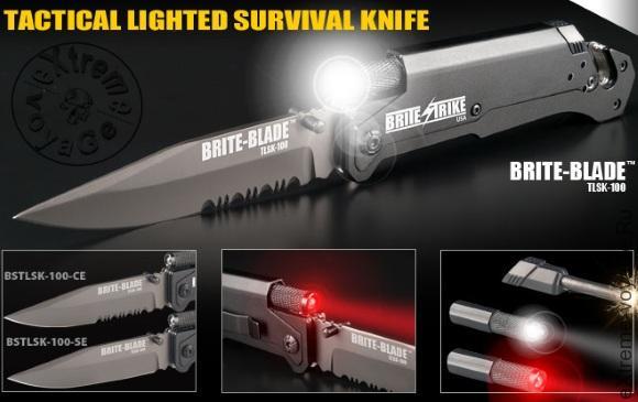 Складной нож-мультитул для выживания Brite Strike Blade Складной нож-мультитул для выживания Brite Strike Blade