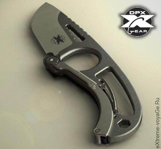Универсальный нож с запором лезвия DPx HIT Skinner
