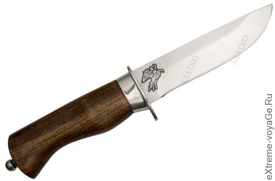 параметры походного ножа с фиксированным лезвием Волчонок-1