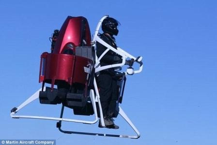 Представлен первый в мире авиа ранец Martin JetPack