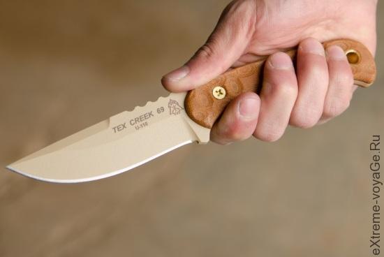 Надежный охотничий нож TOPs Knives Tex Creek 69