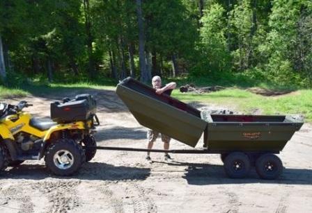 Раскладной автоприцеп-лодка Tetra-POD