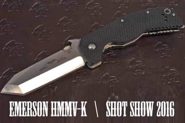SHOT Show 2016: мощный складной нож Emerson HMMV-K