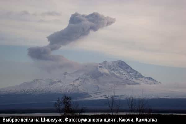 Красный код опасности: вулкан Шивелуч «обстрелял» стратосферу