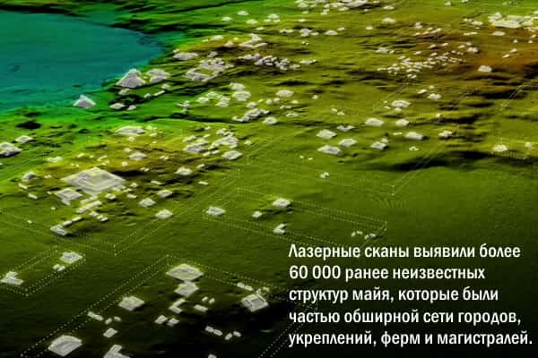 LIDAR нашел мегаполис Майя среди джунглей Гватемалы