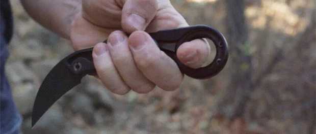 Универсальный безопасный складной нож керамбит Morphing Karambit